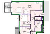 Moderne Anlegerwohnungen mit Freiflächen nahe Wien