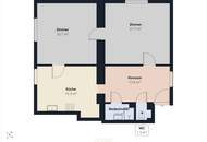 2-Zimmer-Erdgeschosswohnung mit Parkplatz & Gartennutzung in 1230 Wien