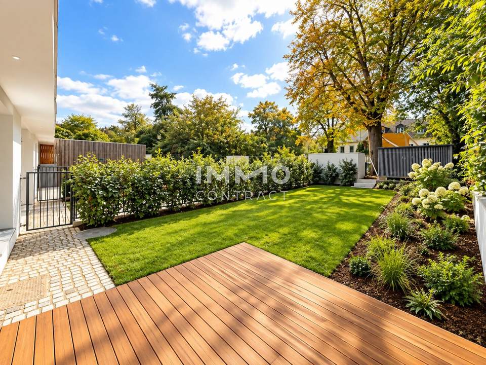 Sonnige Gartenoase im grünen Herzen des 19. Bezirks: ERSTBEZUG