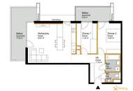 TRAUMLAGE IM 7.STOCK! ECKWOHNUNG MIT 2 BALKONEN! U3 ZU FUSS. PREMIUM AUSSTATTUNG. STILVOLLES INNENDESIGN.