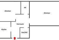 2-Zimmer-Altbauwohnung Florianigasse - Bennoplatz