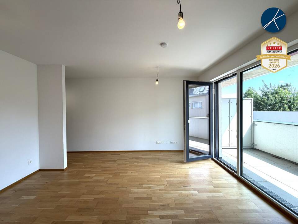 Erstbezug: 2-Zimmer Wohnung mit ostseitigem Balkon