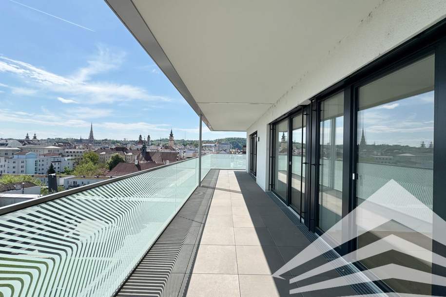 ***ERSTBEZUG*** Einzigartige 3 Zimmer-Premium-Neubauwohnung mit großer Sonnenterrasse, Wohnung-miete, 1.944,58,€, 4020 Linz(Stadt)