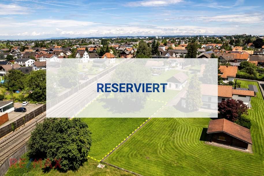 Baugrundstück mit 1.147 m² in Lauterach mit Blick ins Grüne, Grund und Boden-kauf, 6923 Bregenz