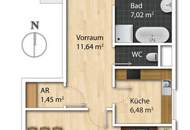 Gemütliche 3-Zimmer-Wohnung mit Südbalkon