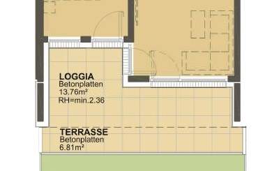 2 Zimmer Gartenwohnung mit Blick ins Grüne, Wohnung-miete, 1.120,08,€, 1210 Wien 21., Floridsdorf