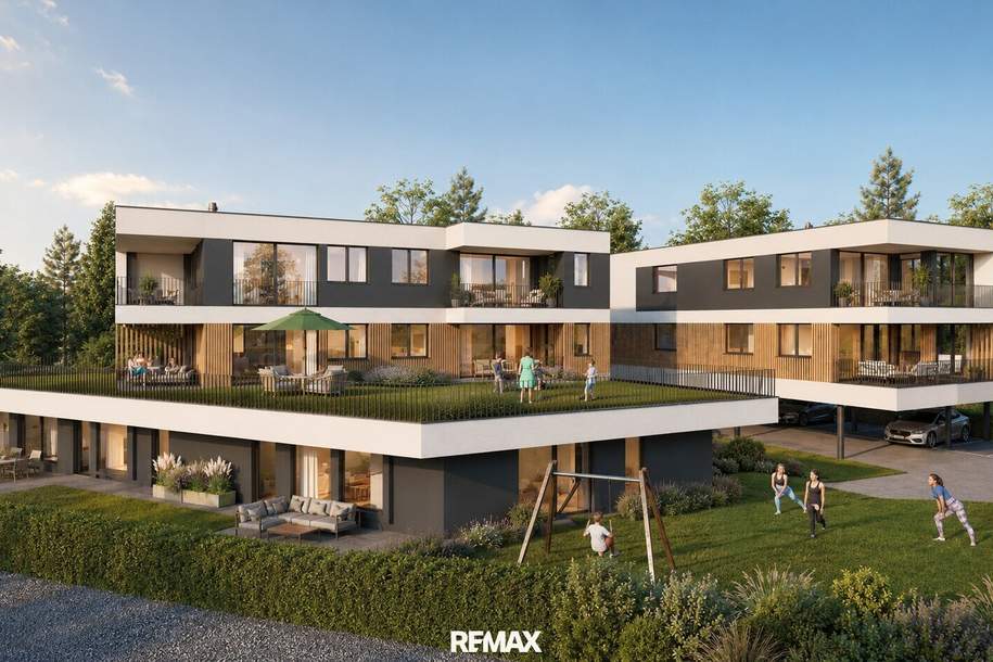 NEUBAU! Noch 3 Wohnungen verfügbar! - Modernes Wohnen mit überdachter Terrasse (TOP11) und Weitblick in Bad Ischl, Wohnung-kauf, 475.000,€, 4820 Gmunden