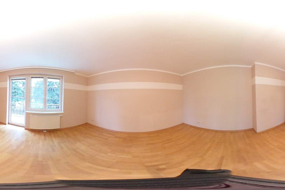 Geräumige Balkonwohnung mit Gartenblick