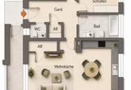 NEUBAU! - Noch 3 Wohnungen verfügbar! - Modernes Wohnen mit überdachter Terrasse und Weitblick in Bad Ischl – Top 3