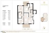 "DONAU PERLE" Wohnen im Grünen: Großzügige 4-Zimmer DG-Wohnung mit zwei Balkonen und Parkblick!