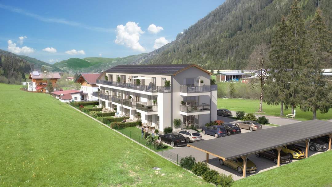 Drei-Zimmer Eigentumswohnung mit zwei Balkonen - Wohnen inmitten der Salzburger Sportwelt!