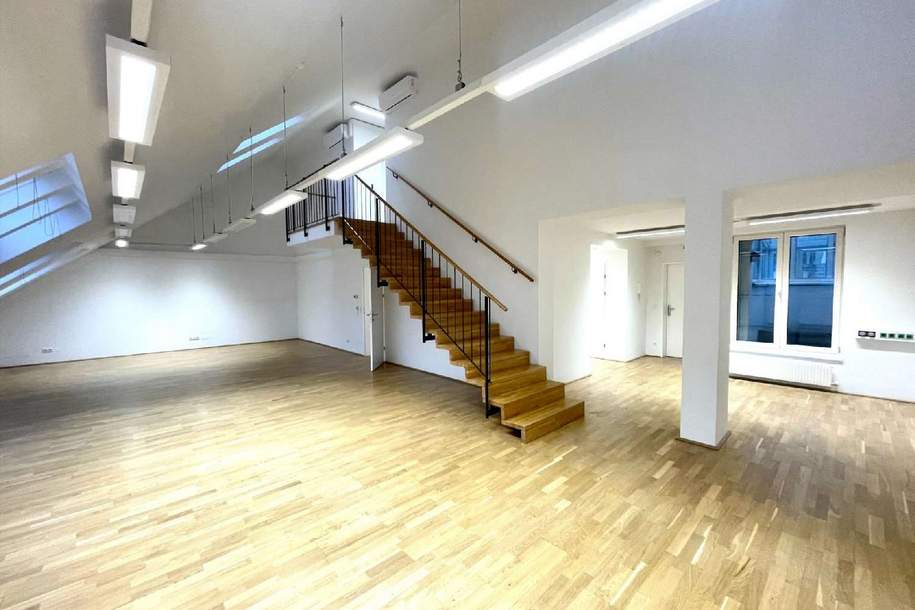 Charme trifft Weitblick: Ihr neues Büro-Loft im Herzen Wiens, unweit der Oper zu mieten, Gewerbeobjekt-miete, 5.849,30,€, 1010 Wien 1., Innere Stadt