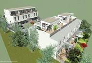 "PROVISIONSFREI " Baubewilligung für 8 Reihenhäuser mit Terrassen und Gärten