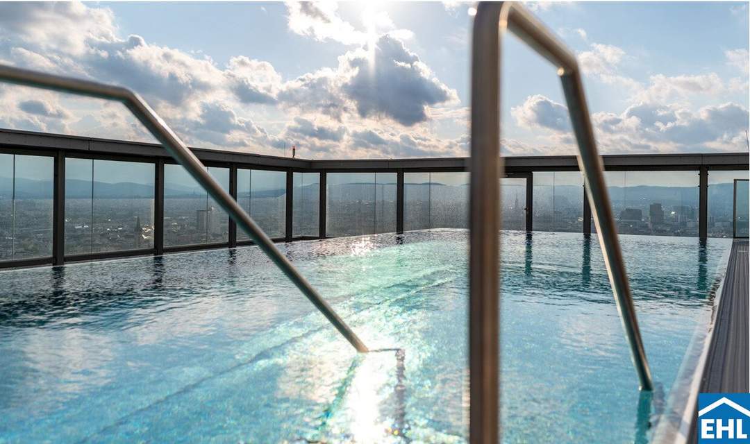 Vollmöblierte 2 Zimmerwohnung mit herrlichem Ausblick über Wien!