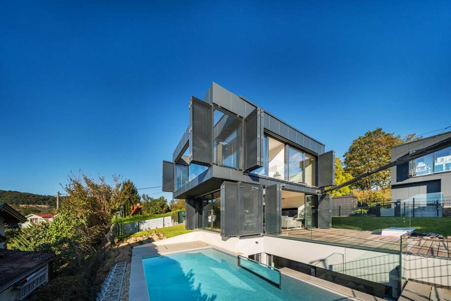 Exklusive Villa in wunderschöner Grünruhelage mit Outdoor-Pool & Sauna, Haus-kauf, 1.689.000,€, 1190 Wien 19., Döbling