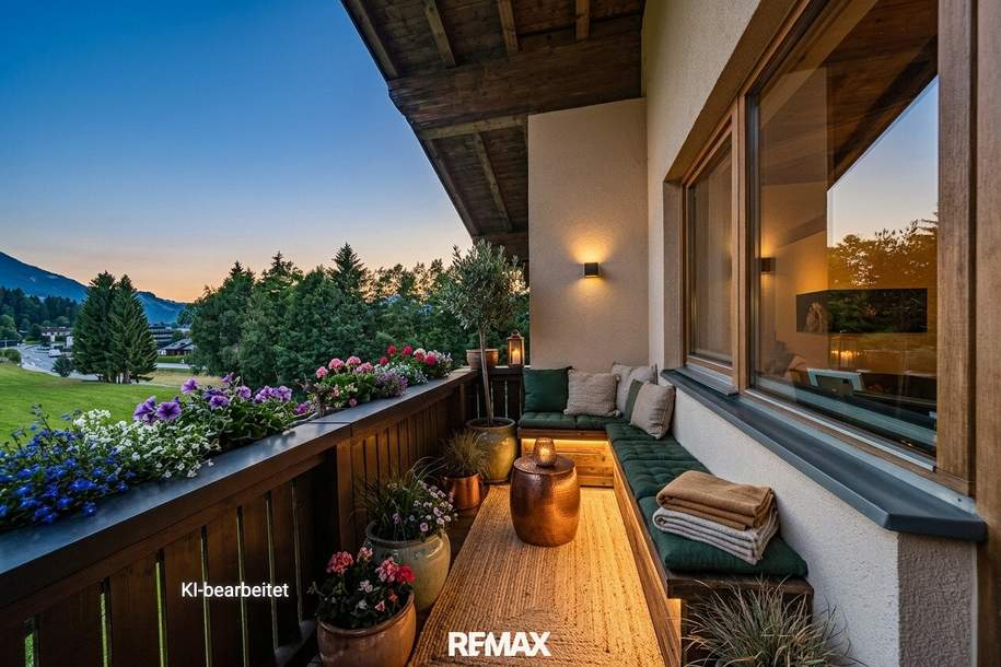 Stilvoll renovierte 2-Zimmerwohnung mit Tiefgaragenstellplatz – zentrumsnah in Kitzbühel, Wohnung-kauf, 499.000,€, 6370 Kitzbühel