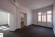 ** Repräsentatives Altbau-Büro mit Klimaanlage und Balkon – ca. 201 m² vis à vis Wien Mitte / The Mall; ab sofort **