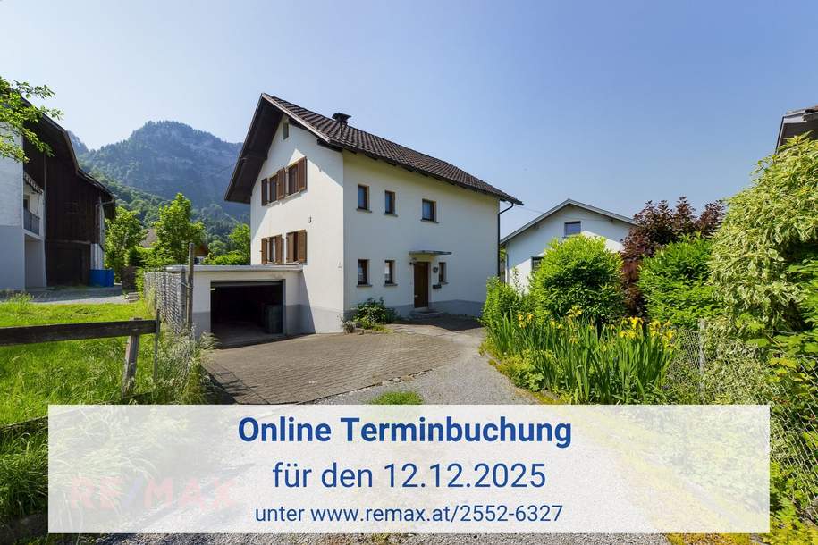 Einfamilienhaus in ruhiger Lage in Dornbirn zu vermieten!, Haus-miete, 6850 Dornbirn