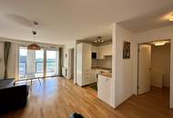 DONAU CITY LIVING: Furnished 2 room apartment with loggia (64 m2 total space) ***** free from 01.04.2026 *****