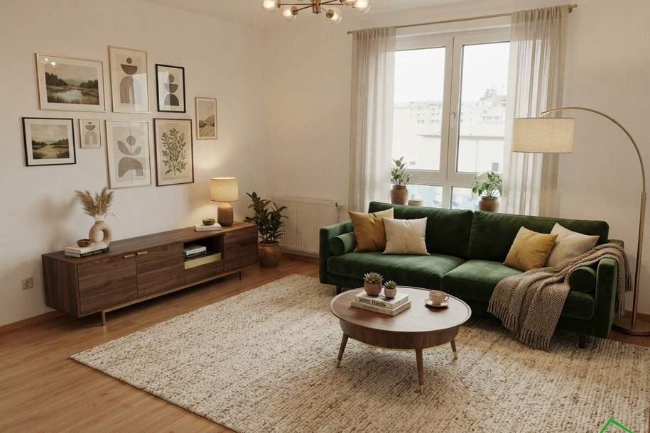 MODERNE 2-Zi-Wohnung mit Einbauküche und Aufzug!, Wohnung-miete, 1.048,62,€, 1100 Wien 10., Favoriten