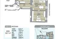 1030! Moderne 3-Zimmer Wohnung mit 2 Bädern direkt bei U3!