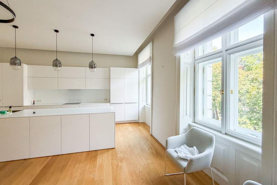 Luxuriöser Altbau! 5-Zimmer-Wohnung in prachtvollem Althaus/ Nähe Servitenviertel &amp; Lycée, Wohnung-miete, 5.377,06,€, 1090 Wien 9., Alsergrund