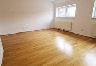 FERNBLICK, DACHGESCHOSS, 59 m2 Maisonette mit 13 m2 Terrasse, 2 Zimmer, Komplettküche, Duschbad, Parketten, Speckbachergasse