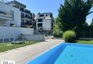 Ruhige 2-Zimmer-Gartenwohnung - mit Gemeinschaftspool - fußläufig zur alten Donau
