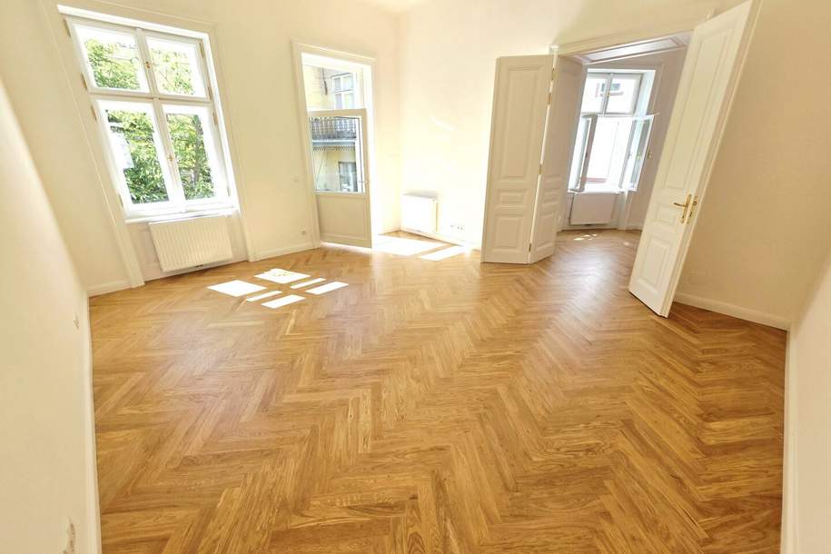 Altbau-Poesie im 9.Bezirk bei der Votivkirche! Frisch saniert + Hofseitige Ruhelage + Flügeltüren + Traumhaftes Altbauhaus + Balkon Option! Stadtleben pur!, Wohnung-kauf, 1.069.000,€, 1090 Wien 9., Alsergrund