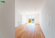 Idyllische 2-Zimmer-Wohnung im energieeffizenten Neubauprojekt Hirschfeld - Naturnah wohnen