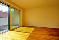 Erstbezug im Dachgeschoss: Moderne 3-Zimmer-Wohnung mit Loggia in Ruhelage des 15. Bezirks