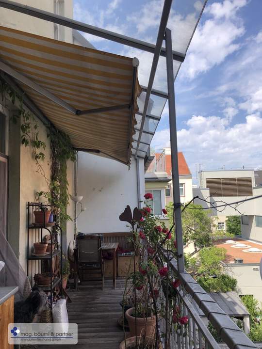 3 Zimmerwohnung mit grossem Wohn-Balkon beim Brunnenmarkt