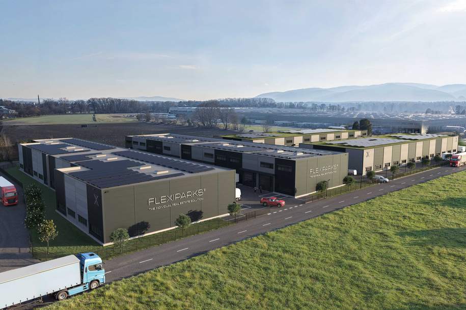 Hochmoderner Gewerbepark in Stockerau - Flexiparks Wien Nord II, Gewerbeobjekt-miete, 9,80,€, 2000 Korneuburg