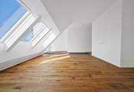 Süd-Terrasse | ERSTBEZUG DG-Wohnung mit 3 Zimmern | über 3m Raumhöhe | Klima &amp; Luftwärmepumpe | Tiefgaragenplatz