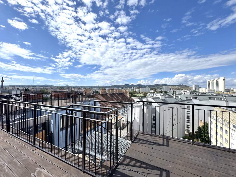 Traumhafte DG-Maisonette mit unschlagbarem Ausblick - 360 Grad Dachterrasse