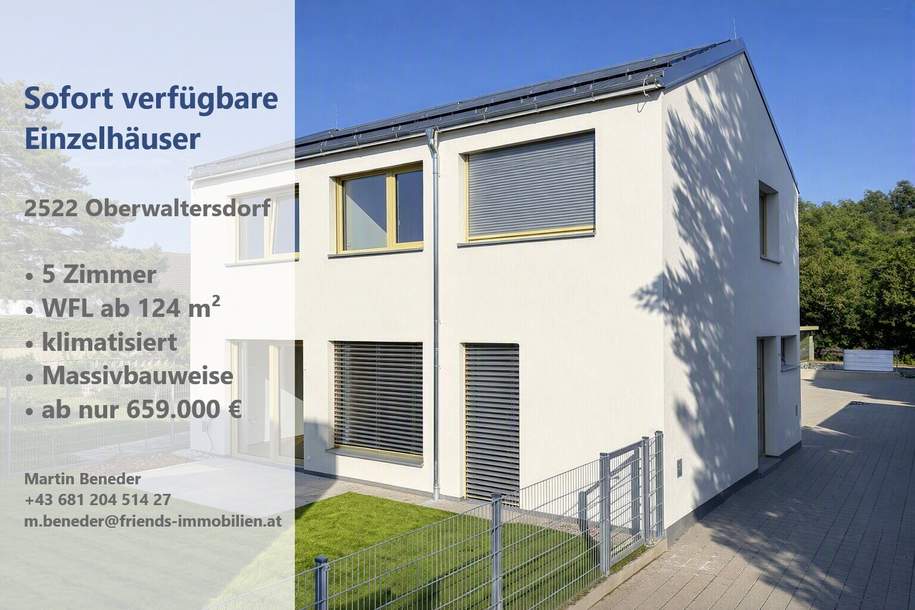 4 MODERNE ZIEGELMASSIV‑HÄUSER – ERSTBEZUG, Haus-kauf, 2522 Baden