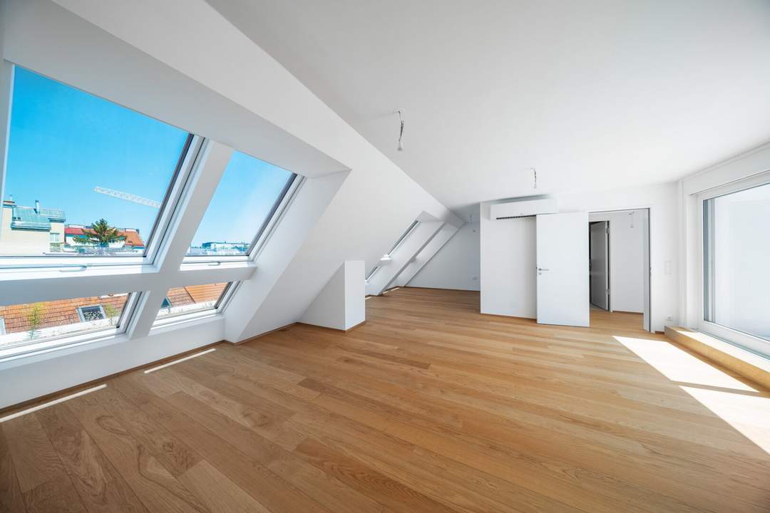 THE TEMPTATION - Dachgeschoss-Maisonette mit Terrasse & Balkon | 21 m², 4 Zimmer