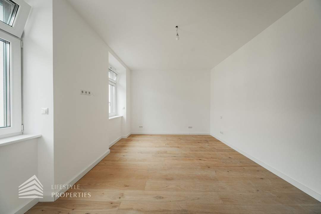 Erstbezug 3-Zimmer Wohnung mit Balkon, Nähe Aumannplatz