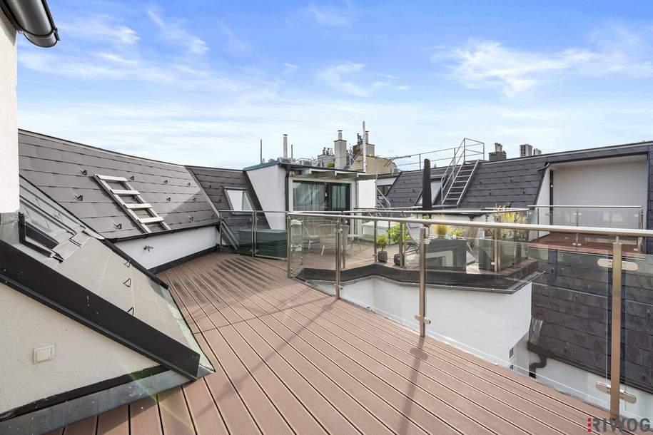 Dachgeschossmaisonette mit 2 Freiflächen nach Süded in Fasanviertel, Wohnung-kauf, 699.000,€, 1030 Wien 3., Landstraße