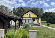 Charmantes Einfamilienhaus mit Pool auf Pachtgrund in ruhiger Donau-Lage