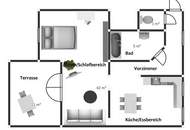 extravagante Wohnung mit Terrasse!