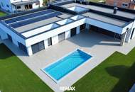 Exklusiver Wohntraum – Neubau-Bungalow mit Pool & Doppelgarage - Erstbezug
