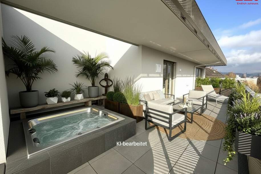 Dachterrassenwohnung mit beeindruckendem Ausblick - Wohntraum auf höchstem Niveau!, Wohnung-kauf, 552.490,€, 4020 Linz(Stadt)
