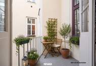 Stilvoll, ruhig, urban: 4-Zimmer mit Balkon in gefragter Wiener Lage