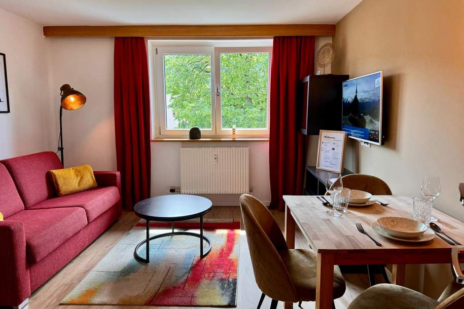Kurzzeitmiete: Gemütliche 2-Zimmer-Wohnung in Zell am See – Ideal als Personalwohnung, Wohnung-miete, 980,00,€, 5700 Zell am See