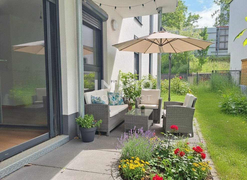 Nähe Alte Donau- Eigentum- keine Pacht – moderne 3-Zimmer-Gartenwohnung nähe Freizeitparadies