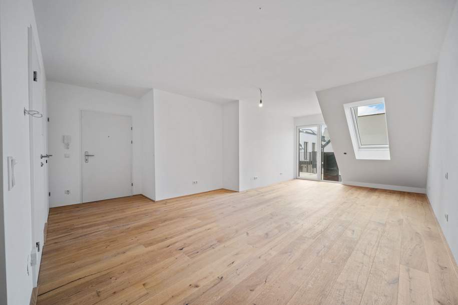Südseitiges Single-Apartment mit Balkon | ERSTBEZUG, Wohnung-kauf, 247.000,€, 1220 Wien 22., Donaustadt