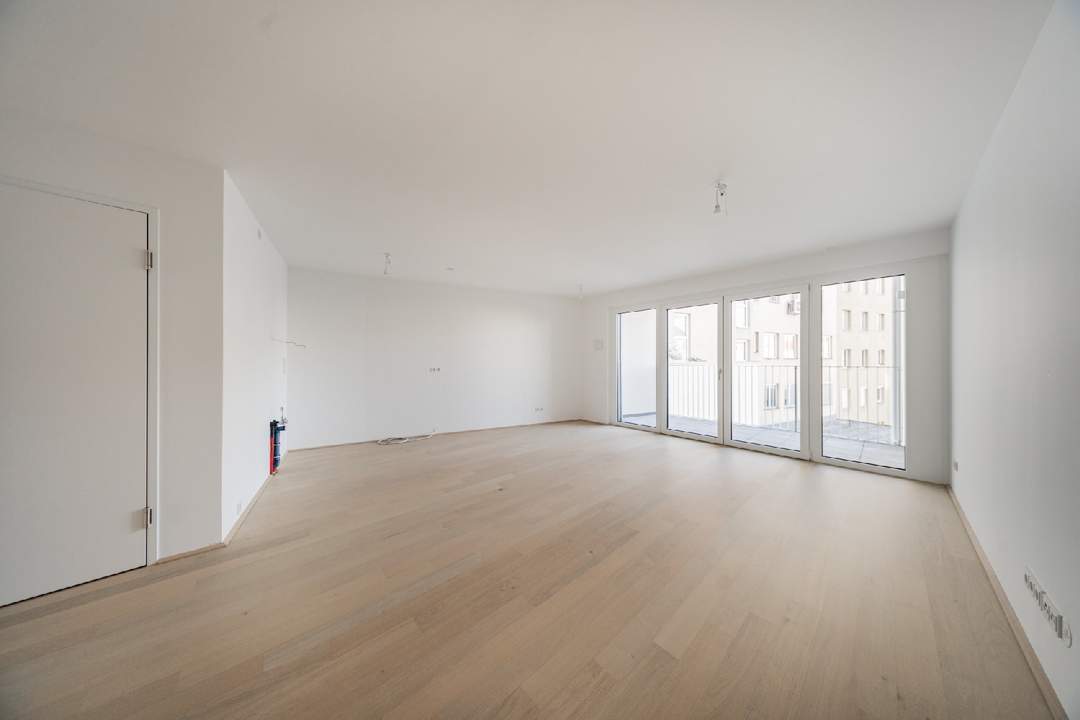 Neubautraum mit Loggia und Wohlfühlcharakter im 4. Liftstock