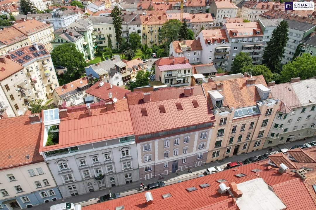 VERWIRKLICHEN SIE SICH SELBST - 96m² aufgeteilt auf ZWEI Bestandswohnungen + ca. 106 m2 baugenehmigter Rohdachboden