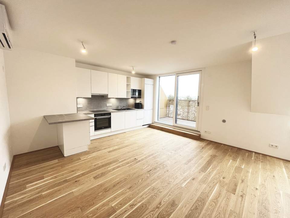 BEL ATRIUM- klimatisierte 2 Zimmer Wohnung - im Dachgeschoss - mit Terrasse